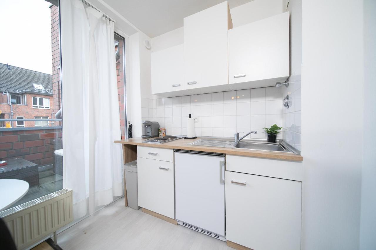 Studio Shiny - Zentral Mit Balkon - Messe - Kueche Neuss Exteriér fotografie