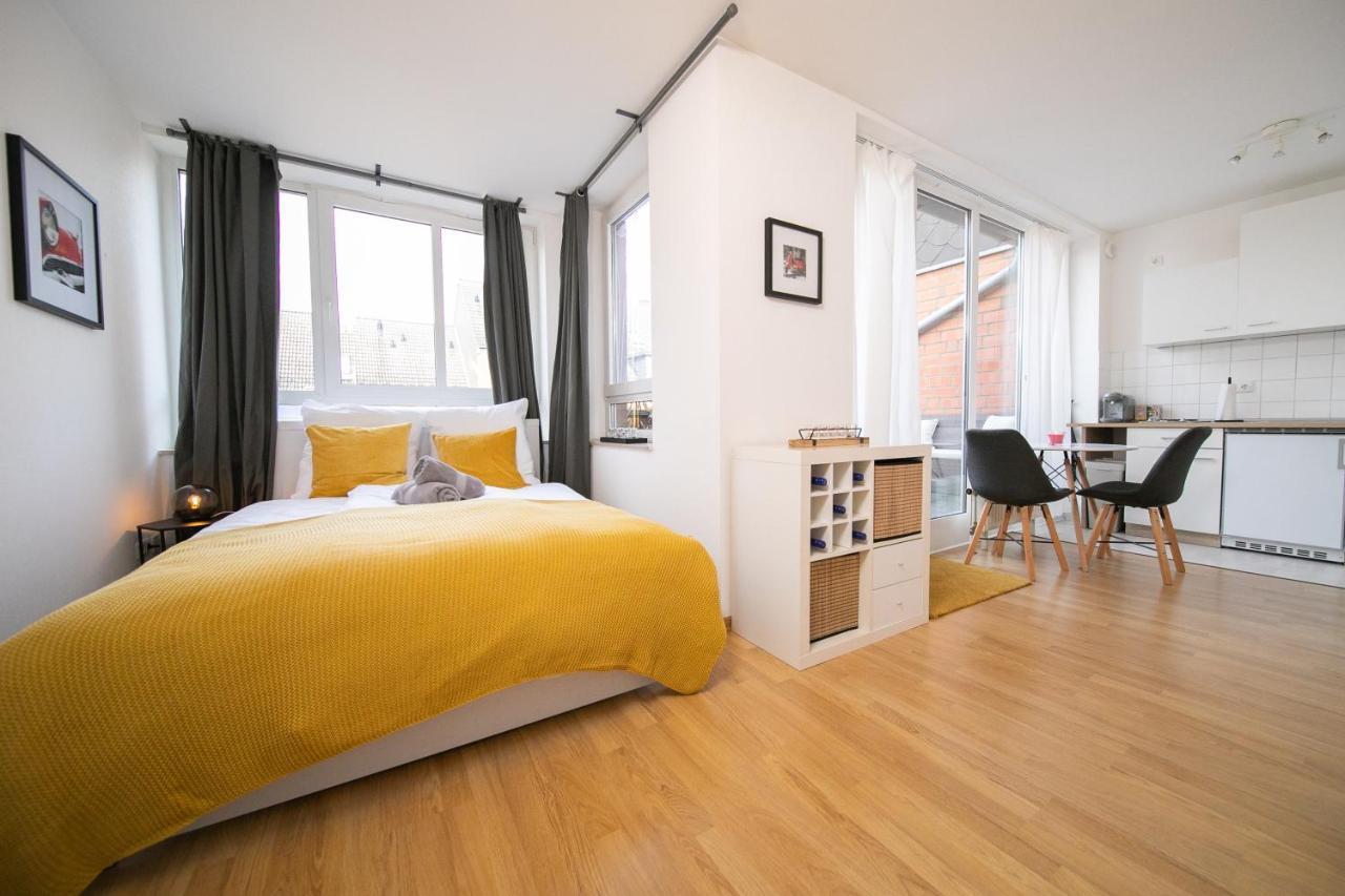Studio Shiny - Zentral Mit Balkon - Messe - Kueche Neuss Exteriér fotografie